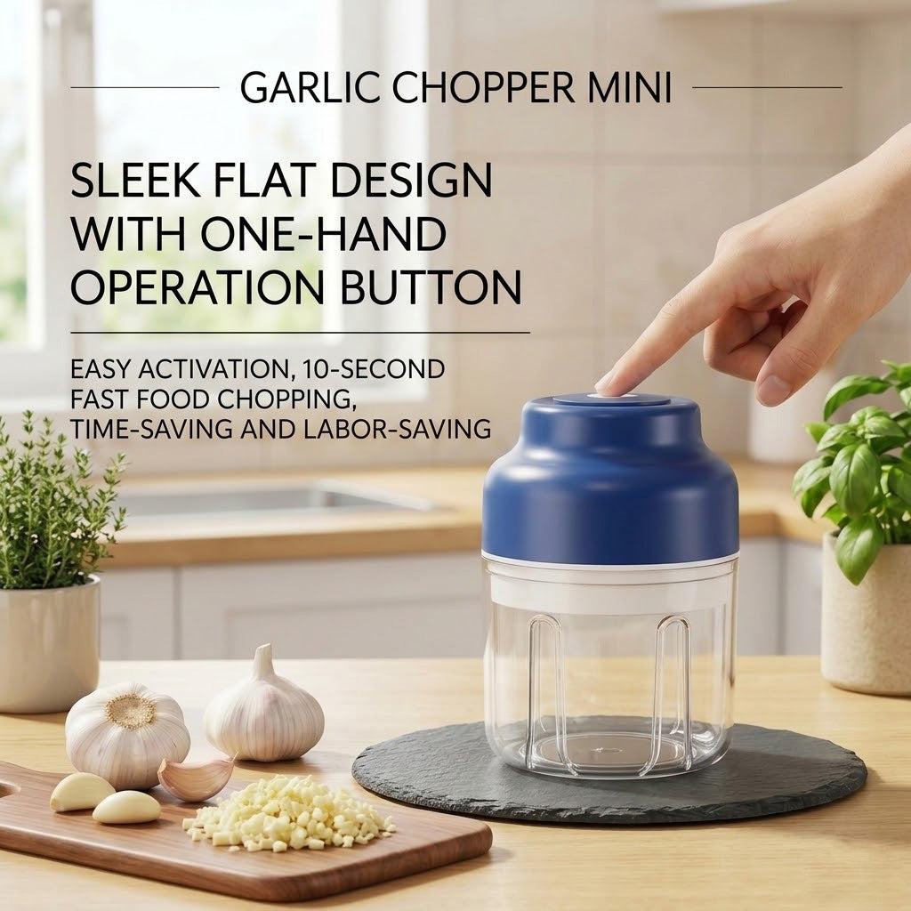 Girenavo®Electric Garlic Chopper Mini