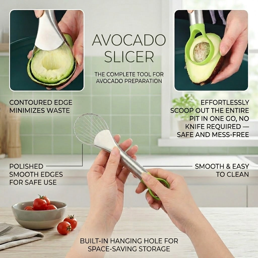 Girenavo®3-in-1 Avocado Slicer Tool