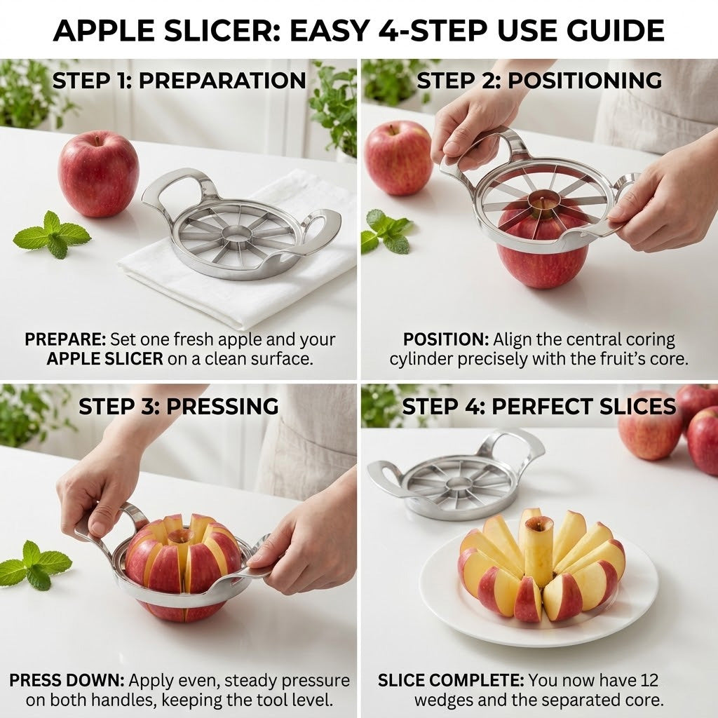 Girenavo®12-Tooth Stainless Steel Apple Slicer