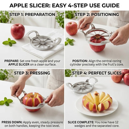 Girenavo®12-Tooth Stainless Steel Apple Slicer